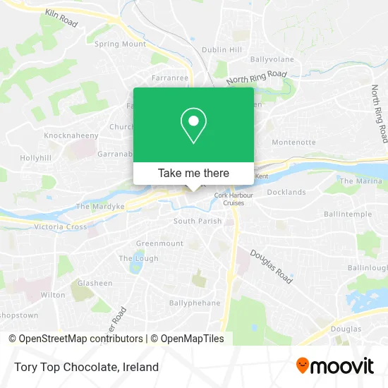 Tory Top Chocolate map