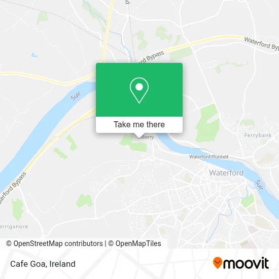 Cafe Goa map