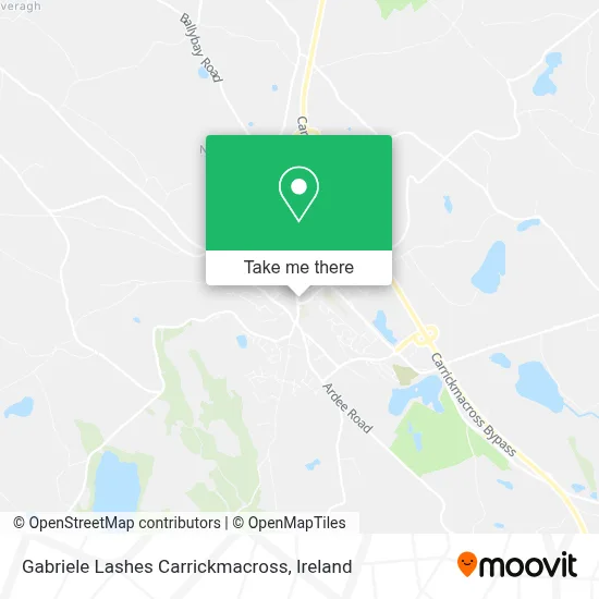 Gabriele Lashes Carrickmacross map