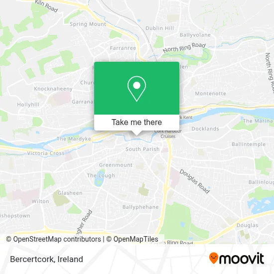 Bercertcork map