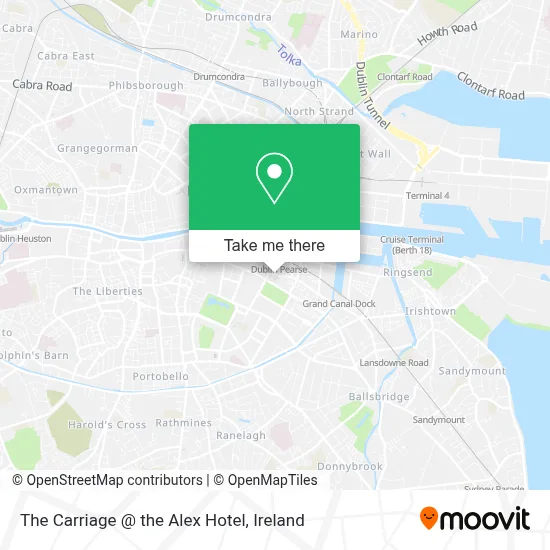 The Carriage @ the Alex Hotel map