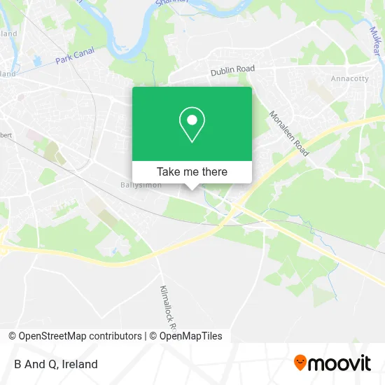 B And Q map