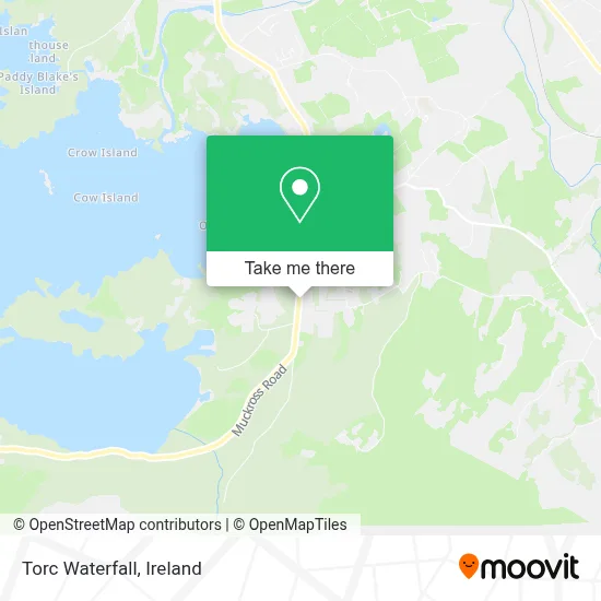 Torc Waterfall map