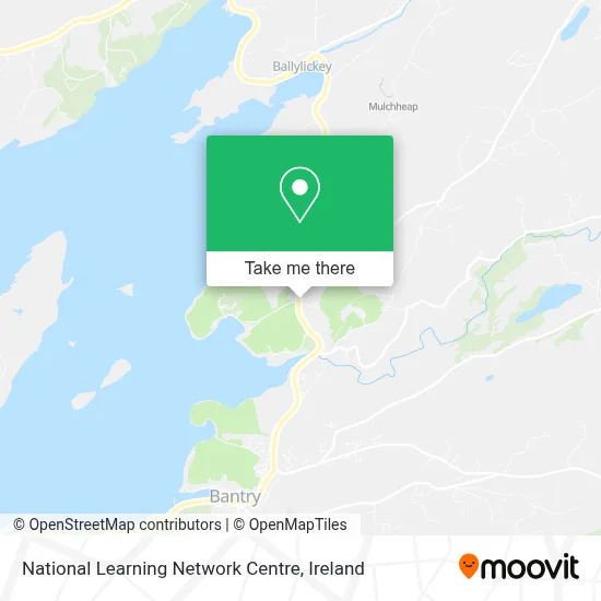 National Learning Network Centre map