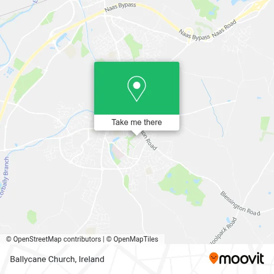 Ballycane Church map
