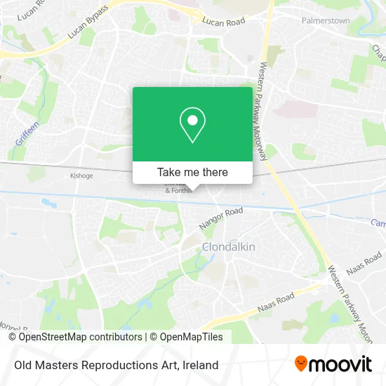 Old Masters Reproductions Art map