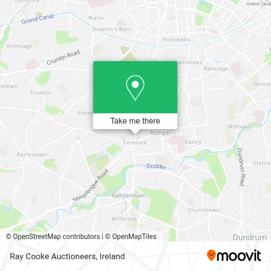 Ray Cooke Auctioneers map
