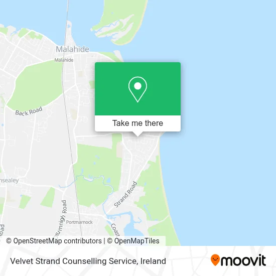 Velvet Strand Counselling Service map