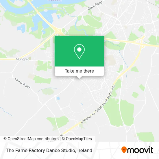 The Fame Factory Dance Studio map