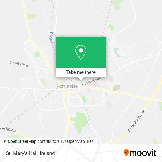St. Mary's Hall map