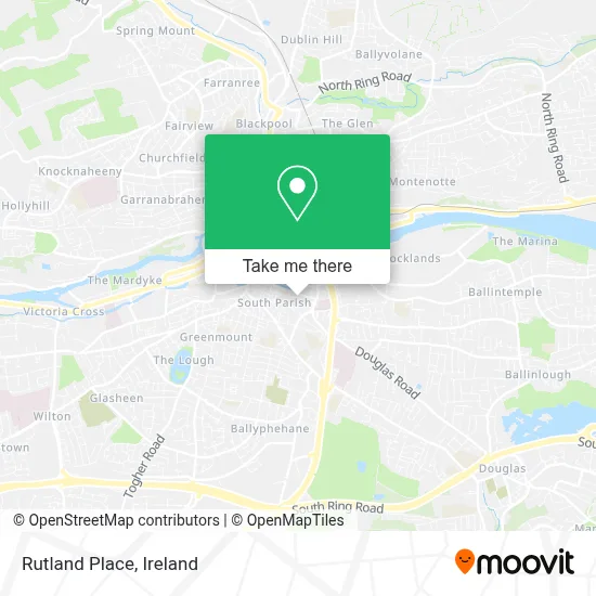 Rutland Place map