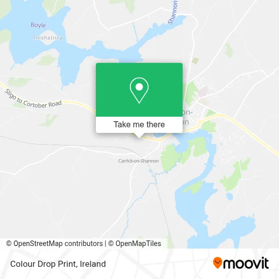 Colour Drop Print map