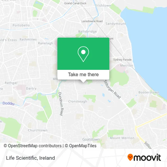 Life Scientific map