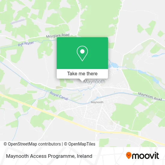 Maynooth Access Programme map