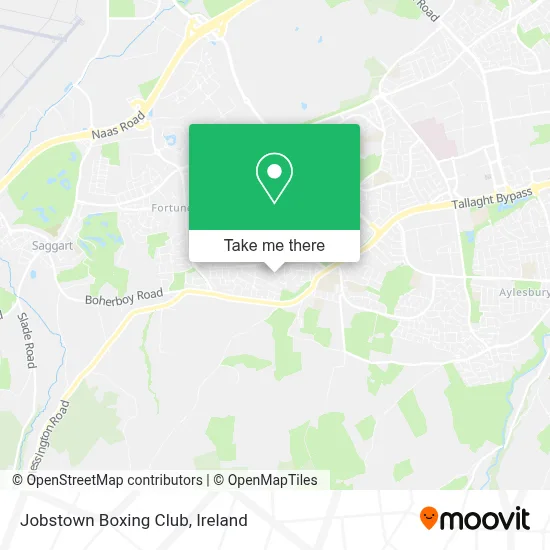Jobstown Boxing Club map