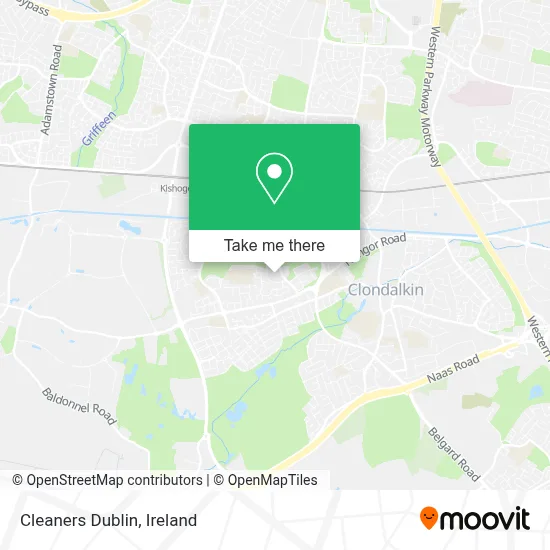 Cleaners Dublin map