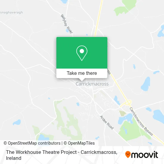 The Workhouse Theatre Project - Carrickmacross map