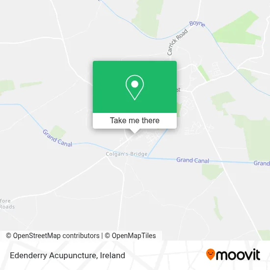 Edenderry Acupuncture map