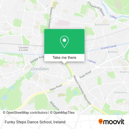 Funky Steps Dance School map