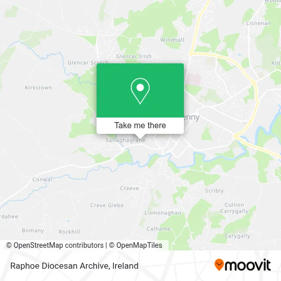 Raphoe Diocesan Archive map