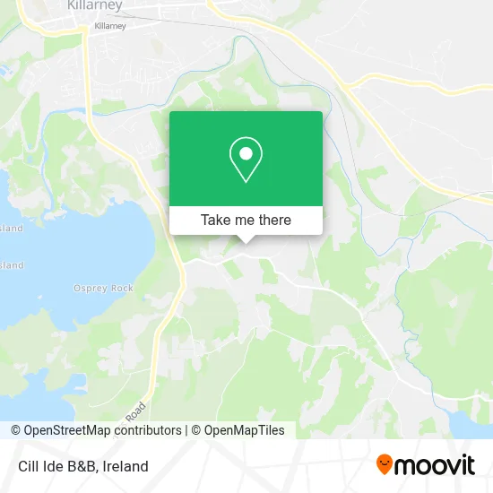 Cill Ide B&B map
