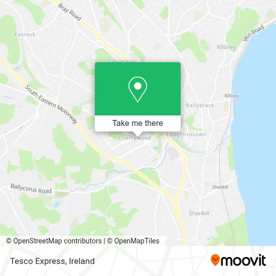 Tesco Express map