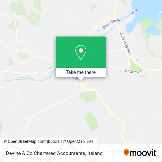Devine & Co Chartered Accountants map