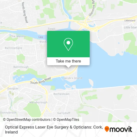 Optical Express Laser Eye Surgery & Opticians: Cork map