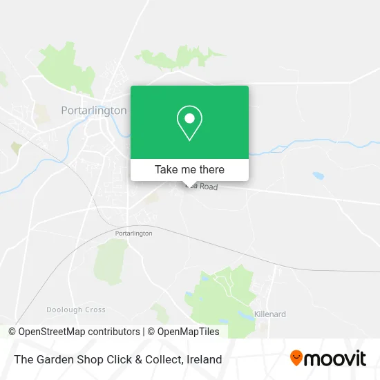 The Garden Shop Click & Collect map