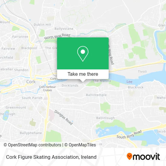 Cork Figure Skating Association map