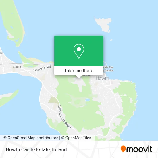 Howth Castle Estate map
