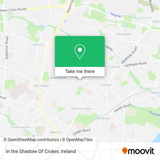 In the Shadow Of Croker map