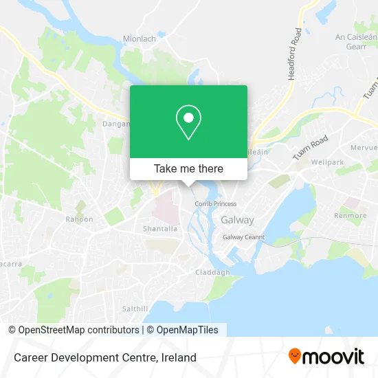 Career Development Centre map