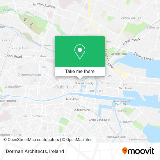 Dorman Architects map