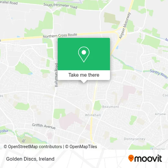 Golden Discs map