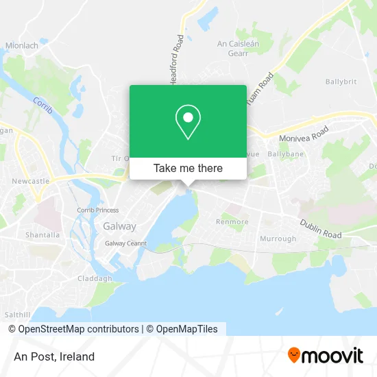 An Post map