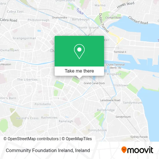 Community Foundation Ireland map