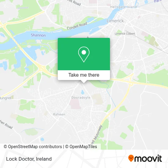 Lock Doctor map