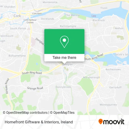 Homefront Giftware & Interiors map