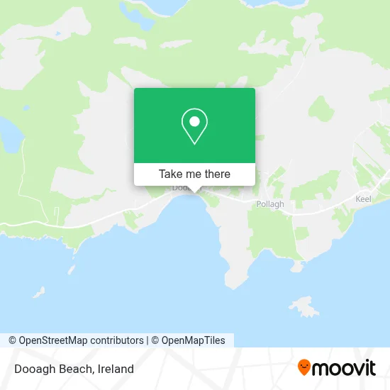 Dooagh Beach map