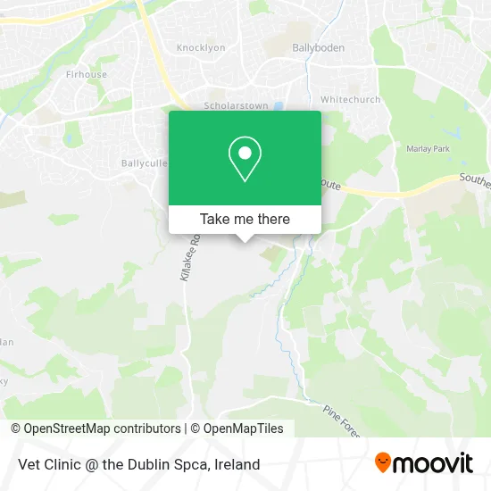 Vet Clinic @ the Dublin Spca map