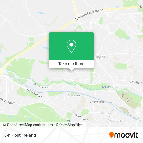 An Post map
