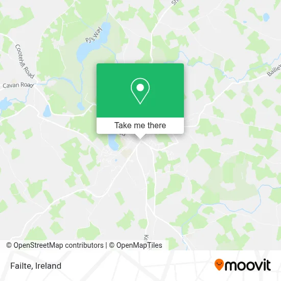 Failte map