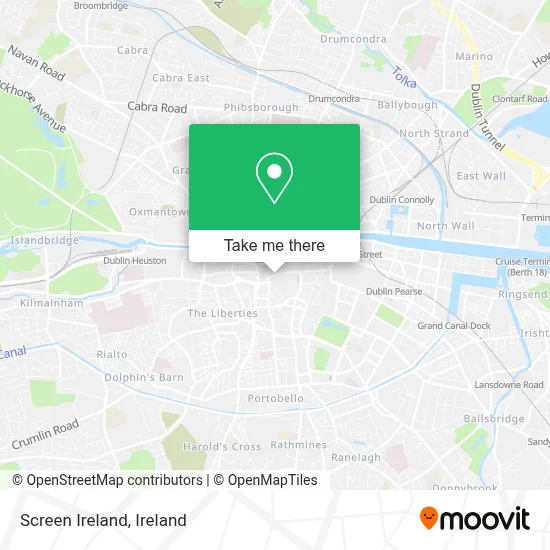Screen Ireland map