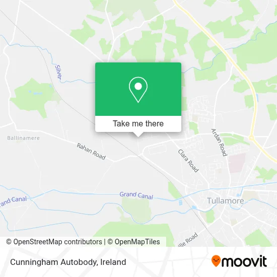 Cunningham Autobody map