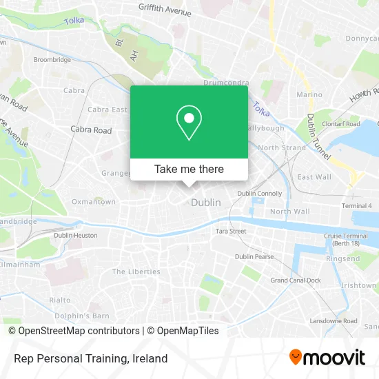 Rep Personal Training map