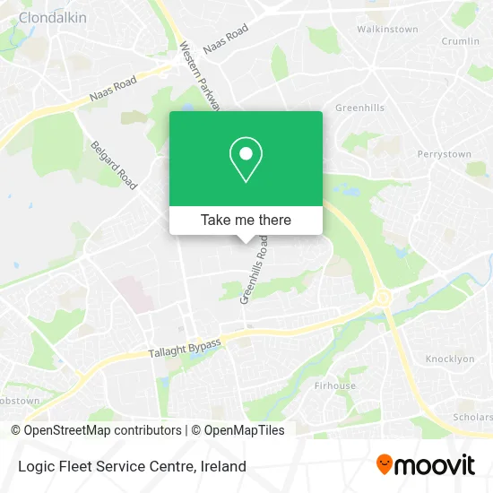 Logic Fleet Service Centre map