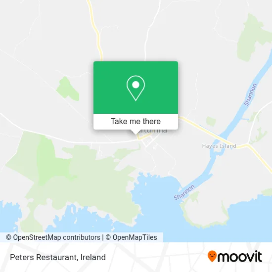 Peters Restaurant map