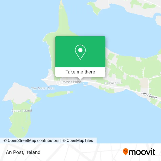 An Post map