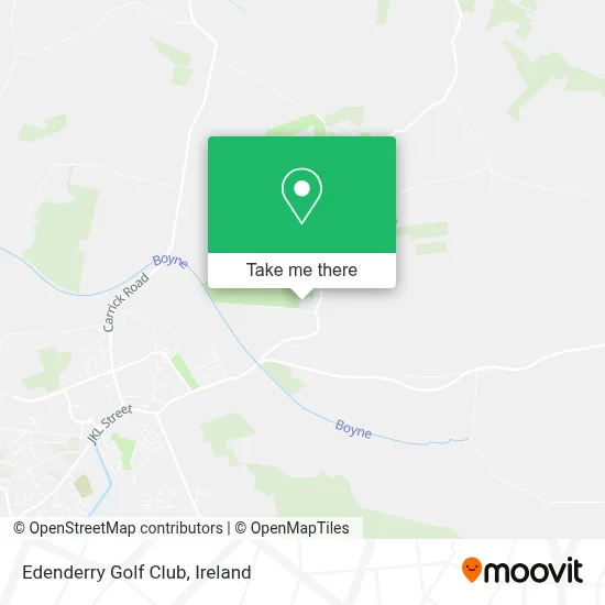 Edenderry Golf Club map